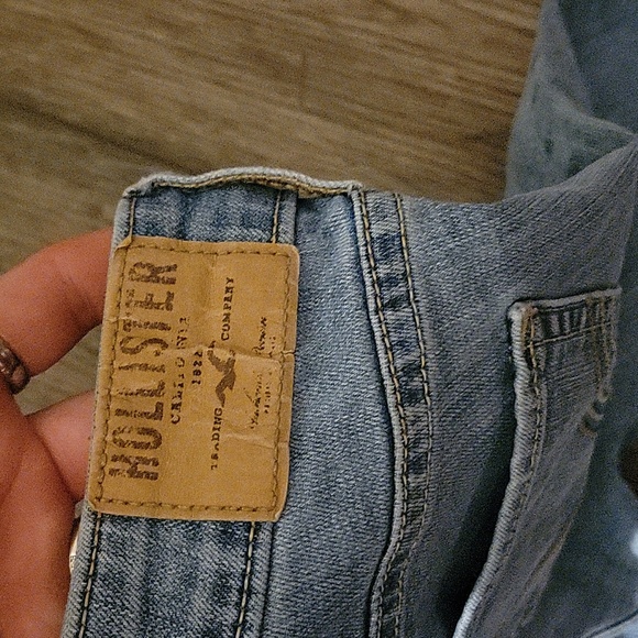 Hollister Jeans size 11R  30x32 light blue - Picture 4 of 5